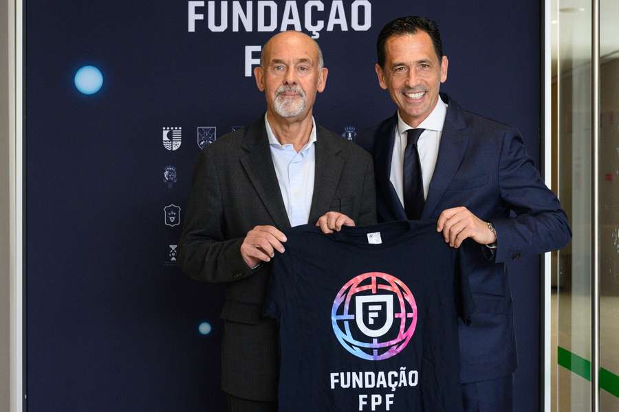 Carlos Mota Carvalho com Pedro Proença Carlos Mota Carvalho com Pedro Proença