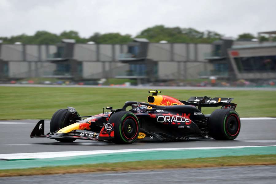 Sergio Perez at Silverstone