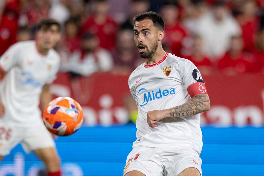 Suso, con el Sevilla Suso, con el Sevilla