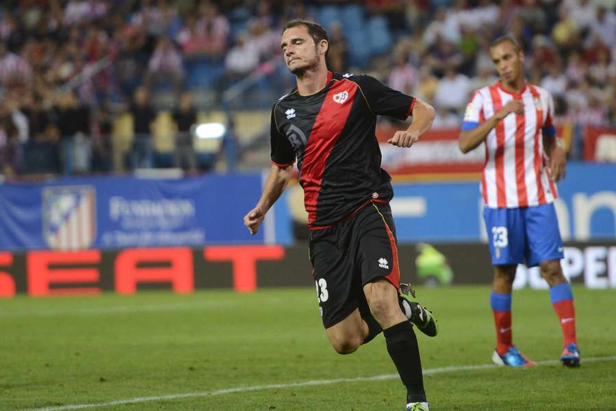 Andrija Delibasic, en un Atlético de Madrid-Rayo Andrija Delibasic, en un Atlético de Madrid-Rayo