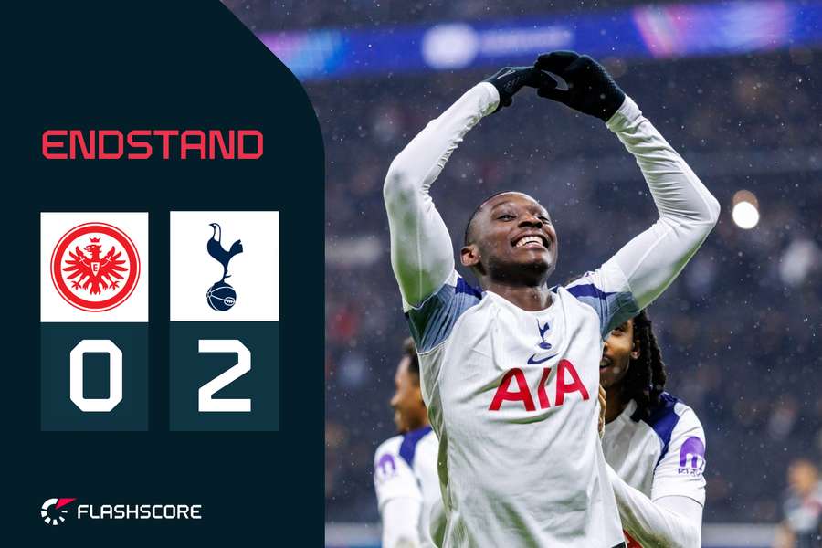 Kolo Muani traf bei seiner Rückkehr nach Frankfurt zur Führung der Spurs Kolo Muani traf bei seiner Rückkehr nach Frankfurt zur Führung der Spurs