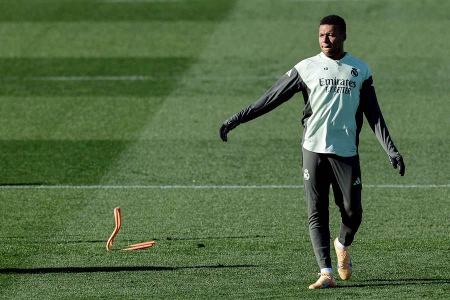 Kylian Mbappé à Valdebebas en décembre 2025.