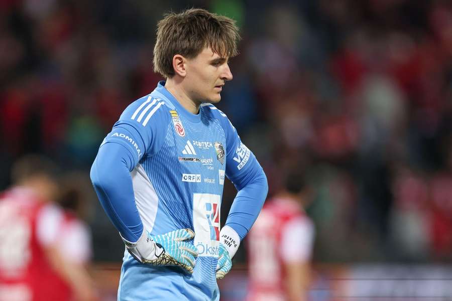 Nikolas Polster hatte gegen Linz einiges zu tun.