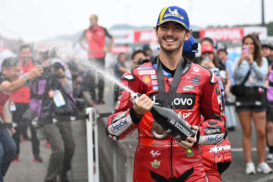 Bagnaia, en Japón