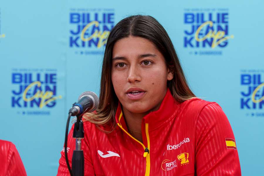 Jessica Bouzas, líder de la selección española de tenis