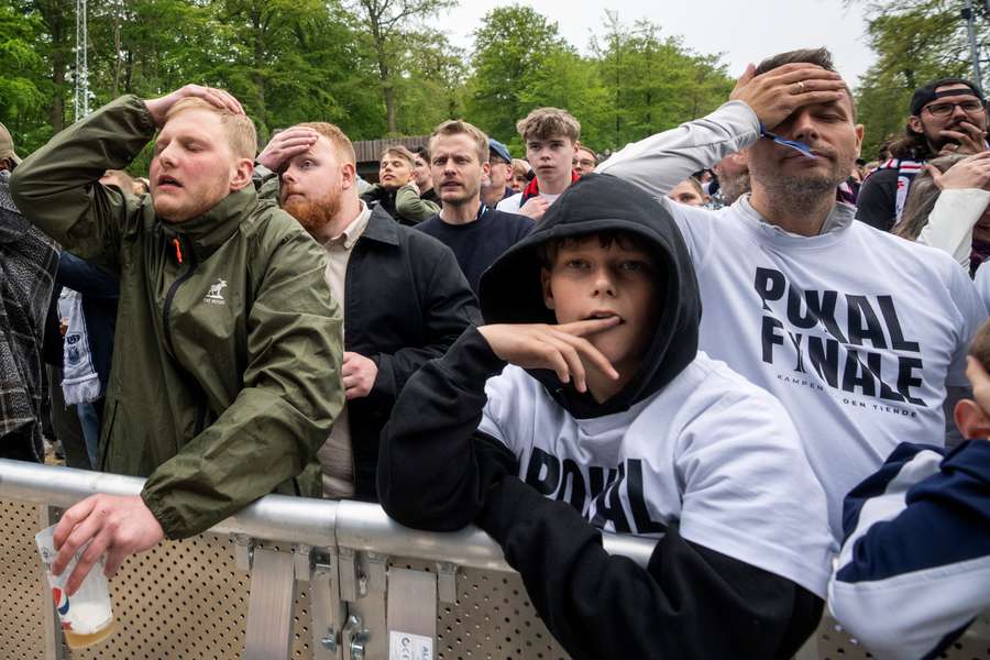 AGF-fans i Tivoli Friheden