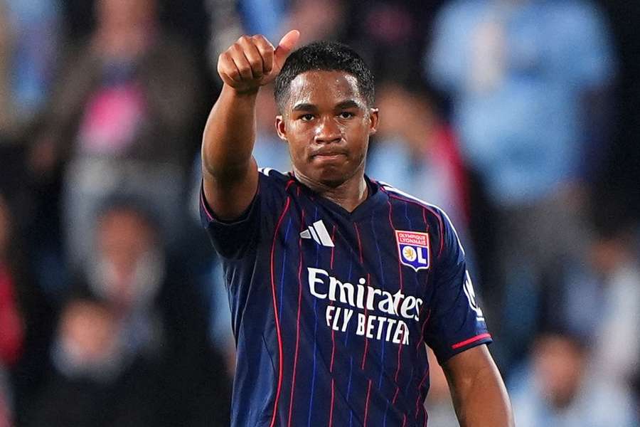 Endrick marcou em Celta de Vigo 1x1 Lyon, pela Liga Europa