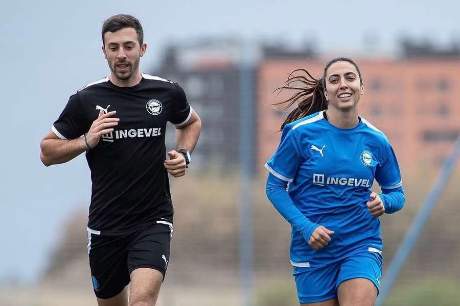 Fátima Pinto a connu des moments difficiles à Alavés