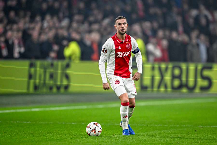 Jordan Henderson en Ligue Europa le mois dernier.