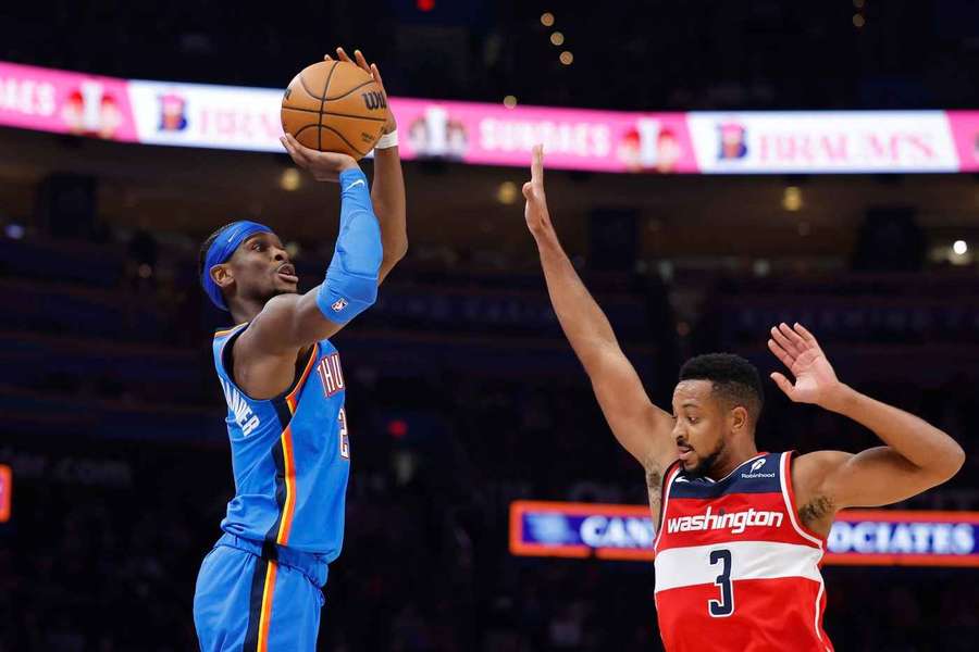 Shai Gilgeous-Alexander nasázel 30 bodů. (archivní foto). Shai Gilgeous-Alexander nasázel 30 bodů. (archivní foto).