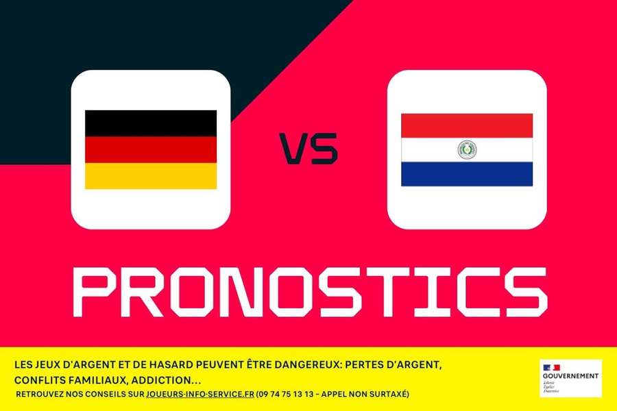 Allemagne - Paraguay : pronostics CDM, meilleurs paris et cotes (16e de finale)