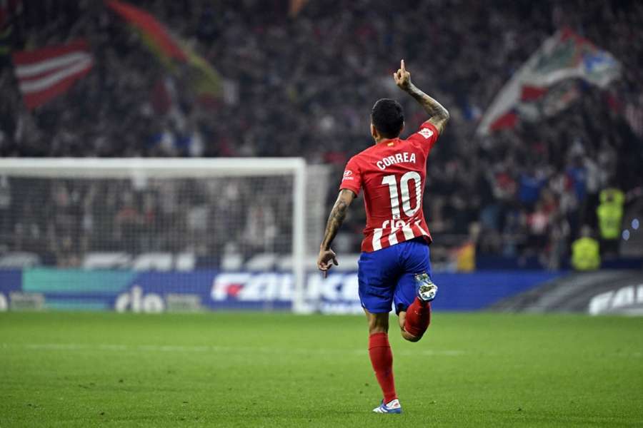 Angel Correa vstřelil dvě branky Atlétika.