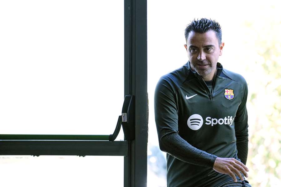 Xavi is niet blij met de tweet die de woordvoerder van het clubbestuur plaatste