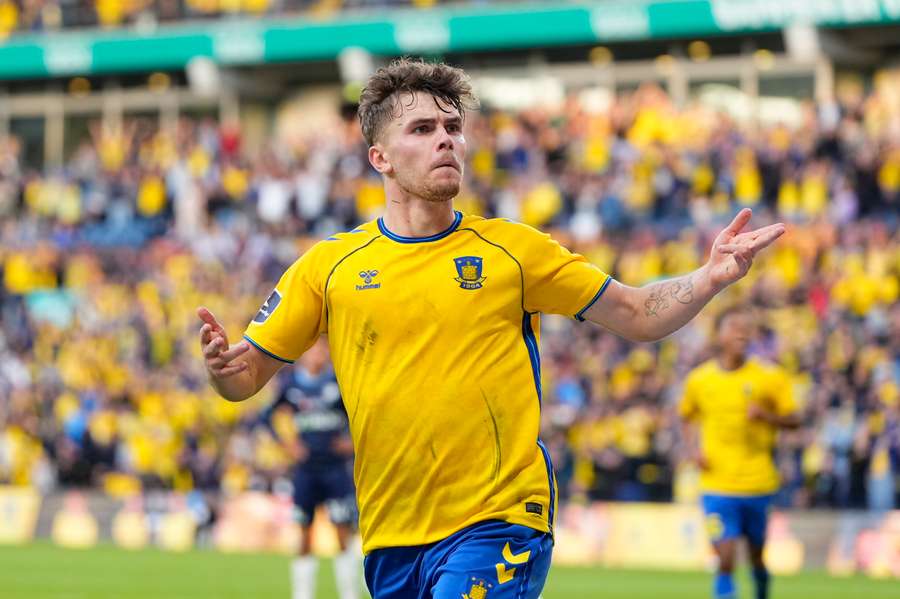 Mathias Kvistgaarden bragte Brøndby på sejrskurs