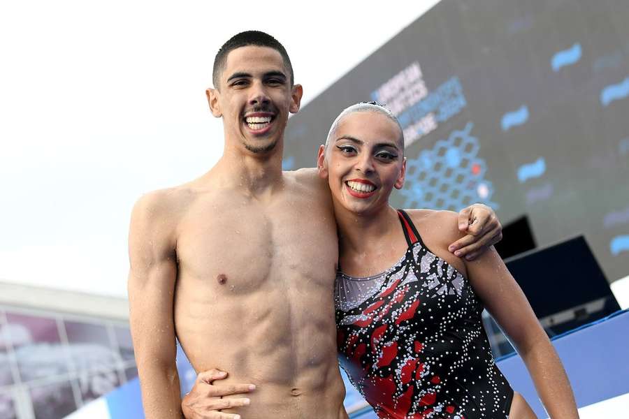 Filipa Faria e Daniel Ascenso nas provas em Belgrado