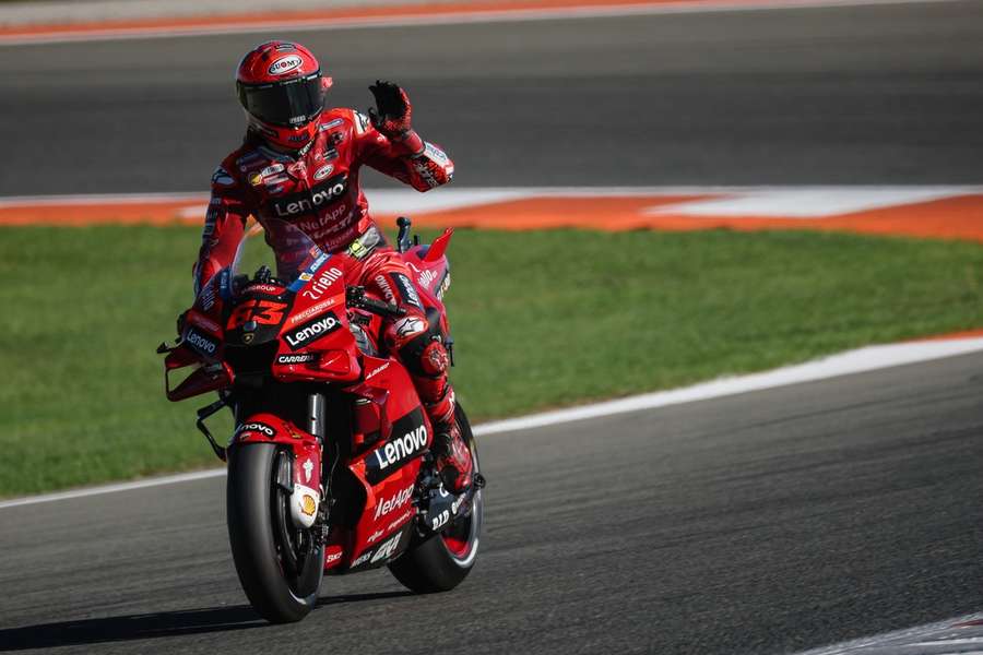 Francesco Bagnaia à l'issue de la séance de Q2.