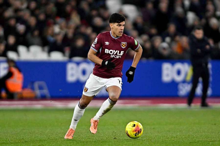 Mateus Fernandes, médio português do West Ham