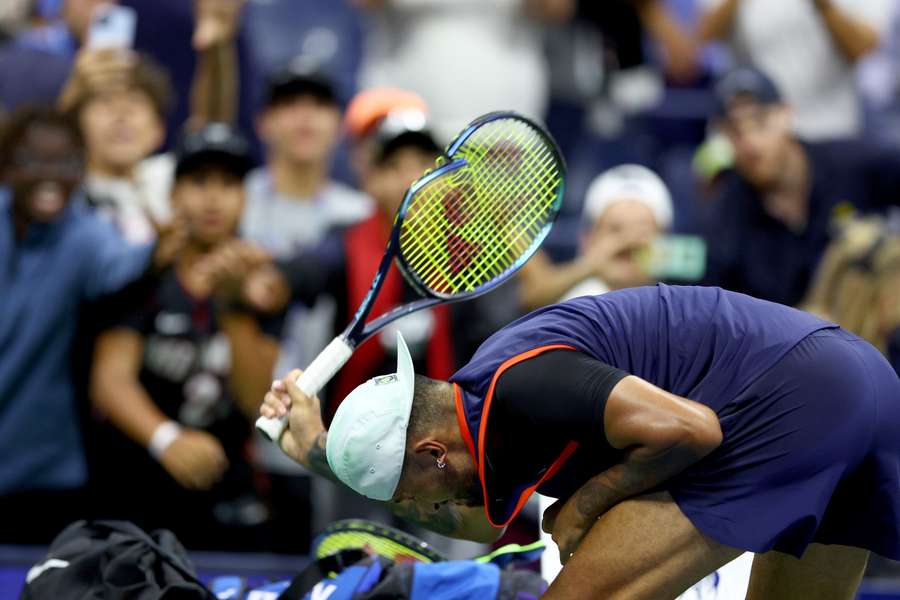 Kyrgios fined £12,000 for US Open racquet meltdown