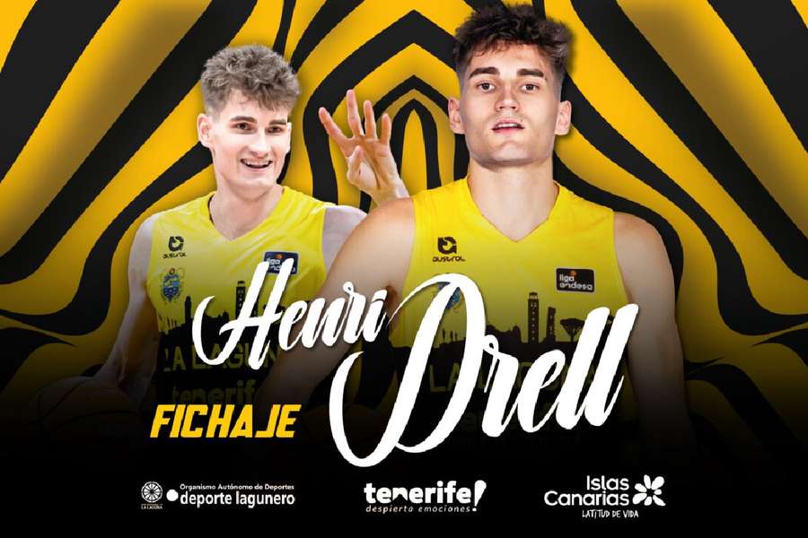 Henri Drell, nuevo jugador del CB Canarias