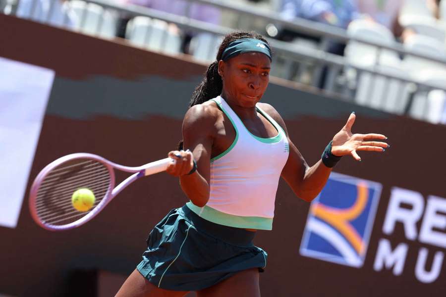 Coco Gauff, calificată cu emoții în optimile de finală la Roma