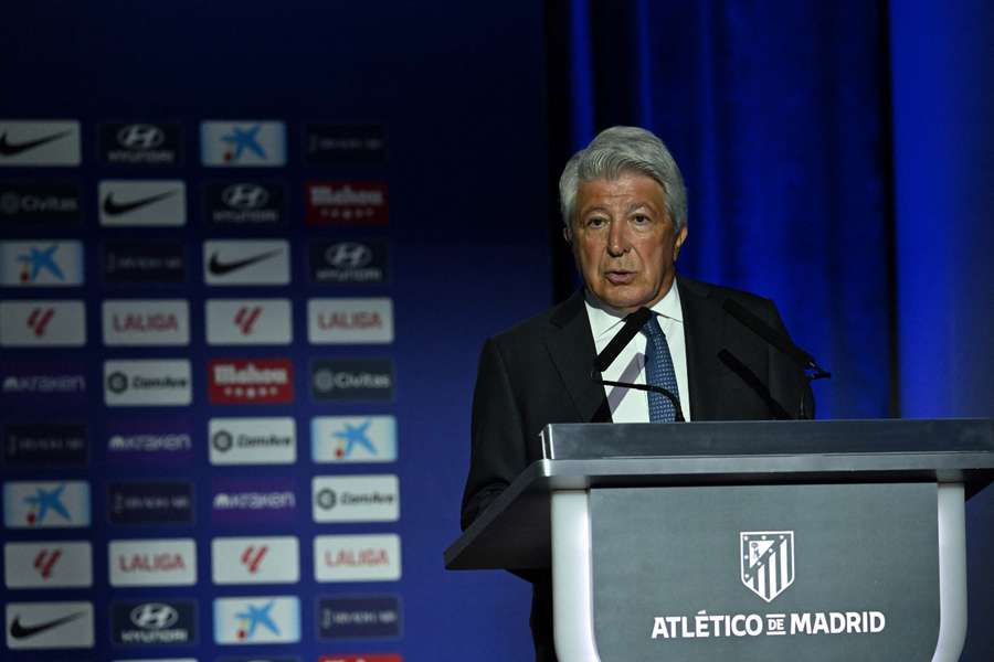 Enrique Cerezo, presidente do Atlético Madrid