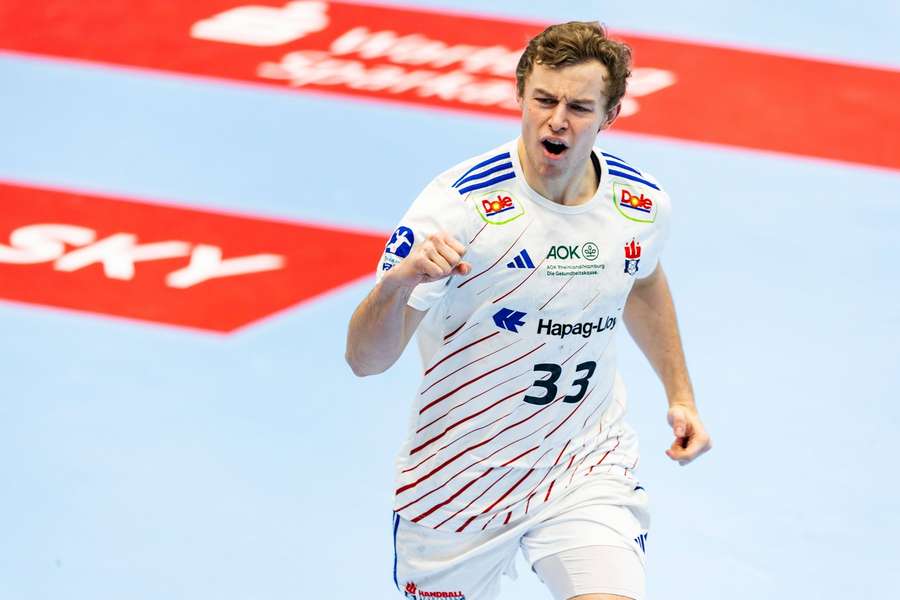 Moritz Sauter sieht seine handballerische Zukunft in Hamburg.