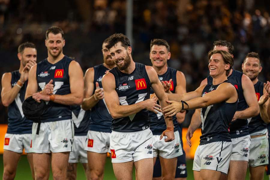 GWS Giant Lachie Ash was Victoria's best on ground winner against Western Australia in 2026.