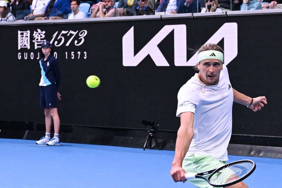 Alexander Zverev steht im Viertelfinale der Australian Open 2024.