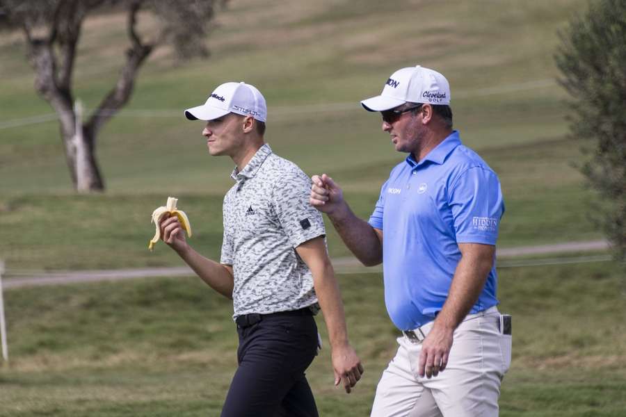 Rasmus Højgaard ved Mallorca Golf Open. 