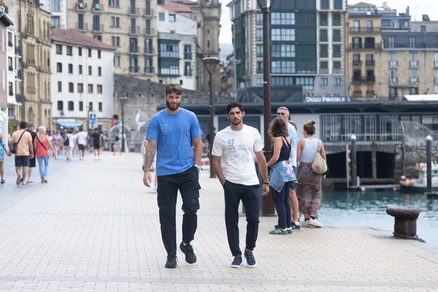 Çaleta-Car y Guedes, de turismo por San Sebastián