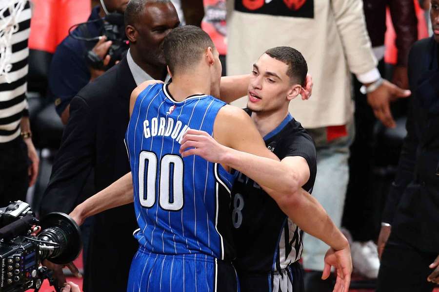 Le duel Zach LaVine - Aaron Gordon, un sommet. Le duel Zach LaVine - Aaron Gordon, un sommet.