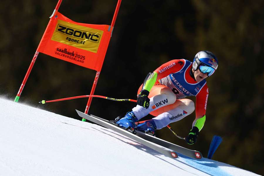Marco Odermatt in action