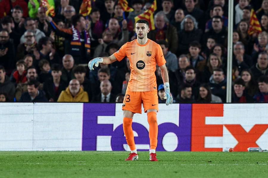 Joan García de la Barcelona în Champions League Joan García de la Barcelona în Champions League