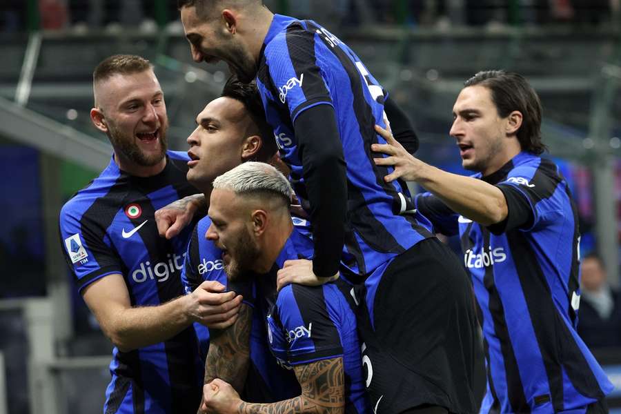 Inter viert de vroege goal van Lautaro Martinez