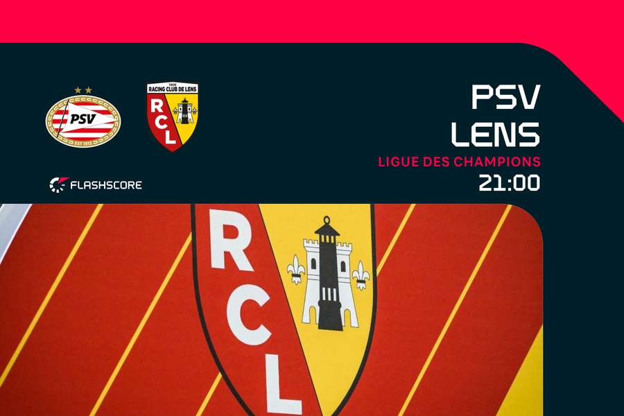 PSV Eindhoven - RC Lens : suivez le match en direct avec Flashscore !