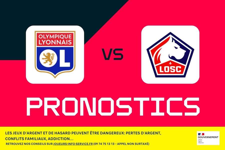 Lyon – Lille : pronostics, meilleurs paris et cotes (Ligue 1)
