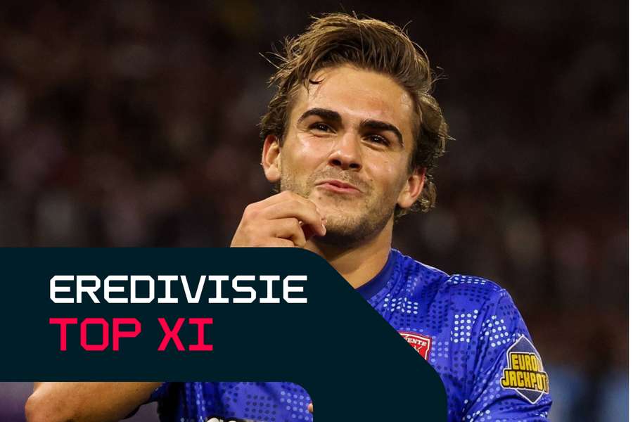 FC Twente's Bart van Rooij earned a high score with a stellar game against Sparta