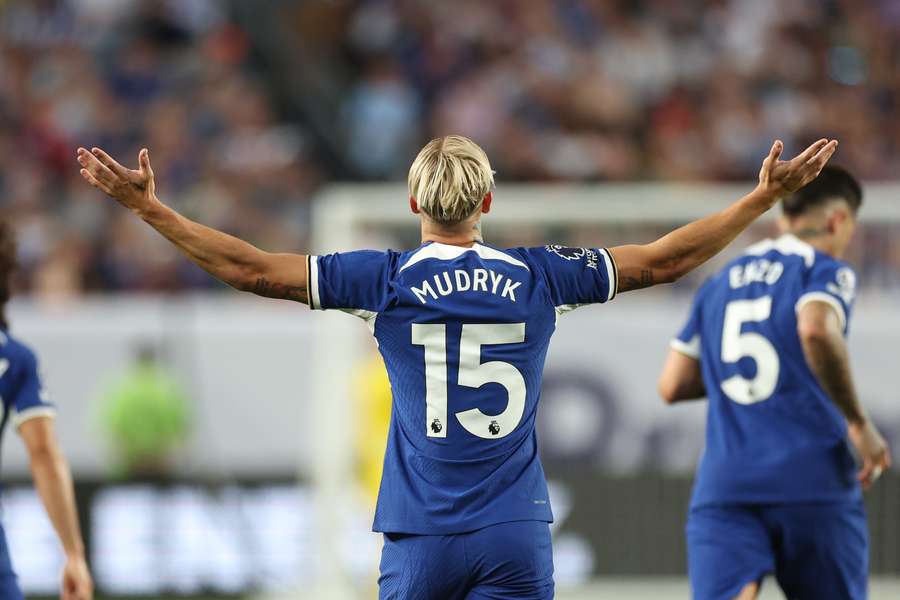Mudryk marcou o seu primeiro golo pelo Chelsea