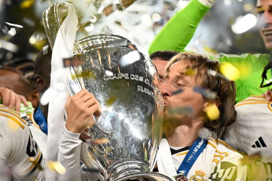 Modric, com sua última Liga dos Campeões, a sexta