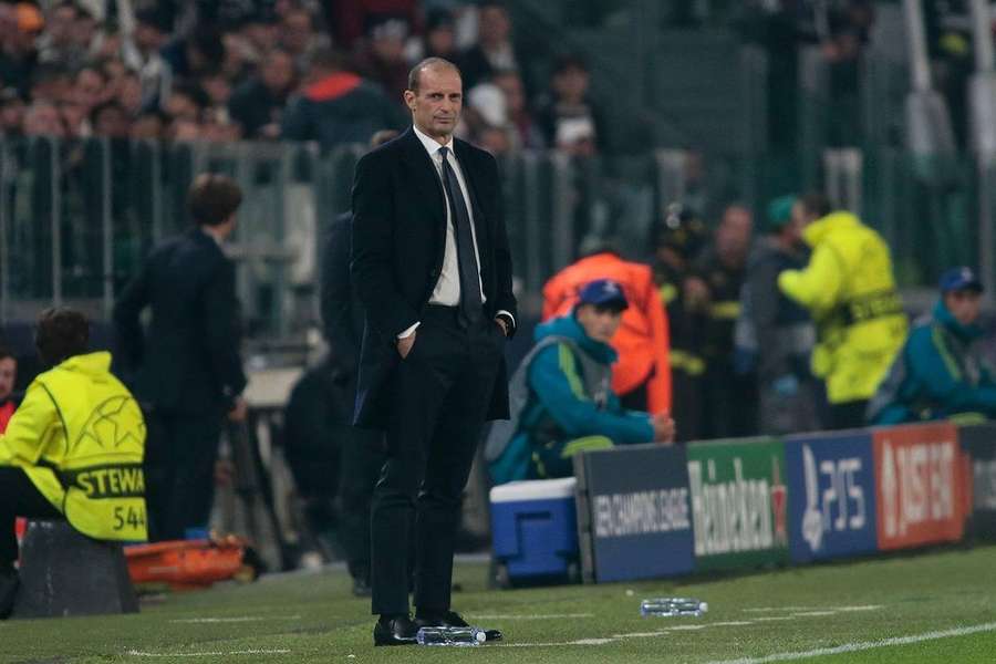 Massimiliano Allegri cette semaine lors du match face au PSG.