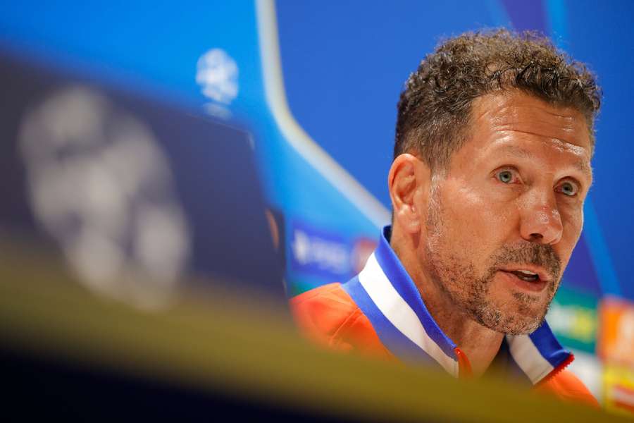 Simeone, entrenador del Atlético de Madrid Simeone, entrenador del Atlético de Madrid