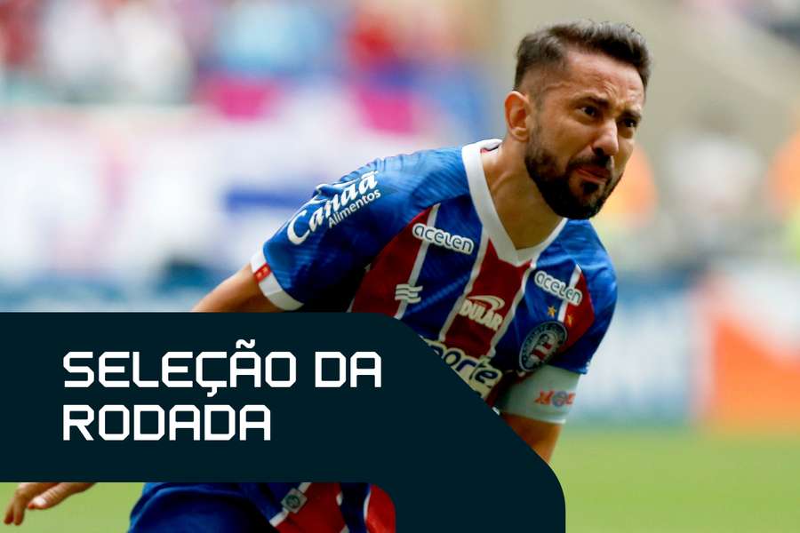 O meia Everton Ribeiro, do Bahia, foi um dos craques do fim de semana