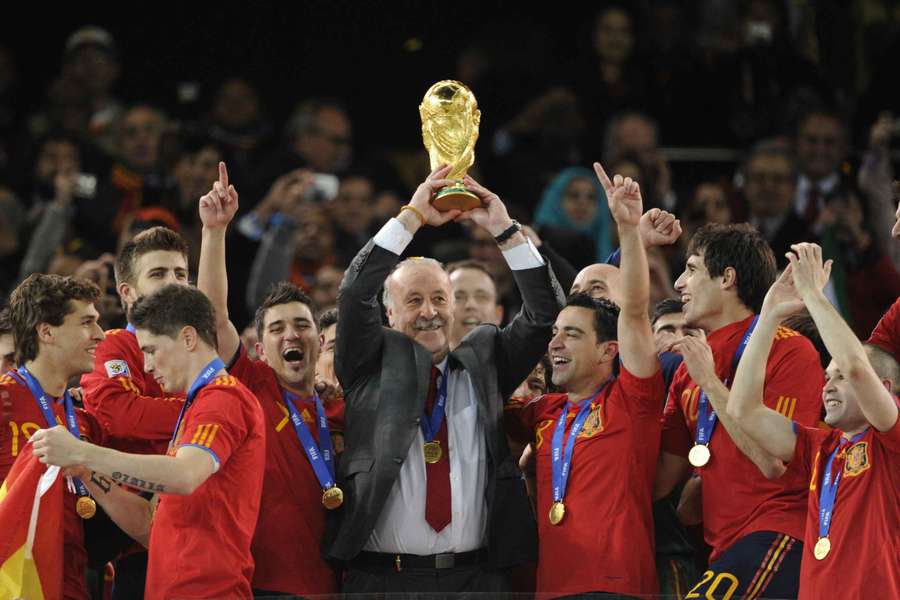 Vicente del Bosque won the 2010 World Cup with Spain