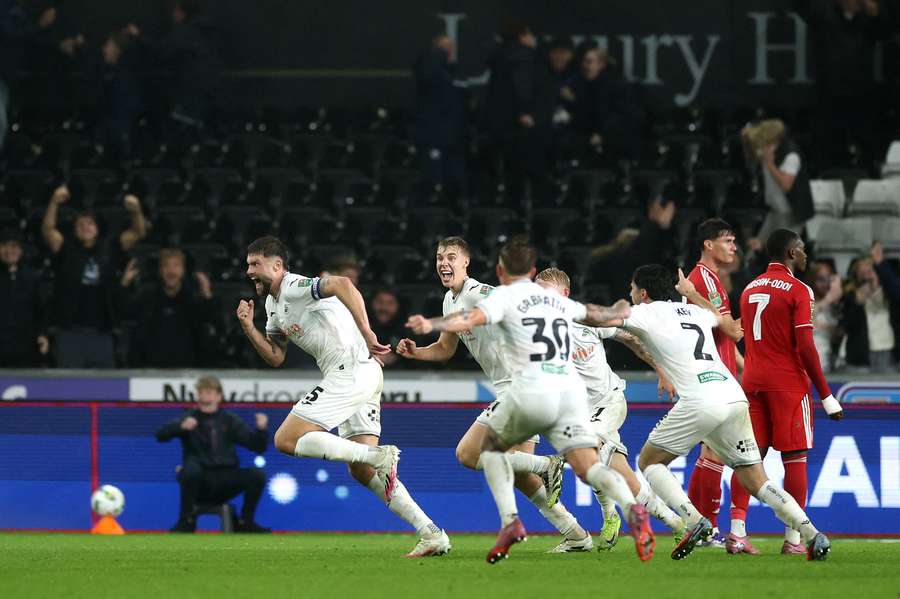 Burgess foi o herói do Swansea