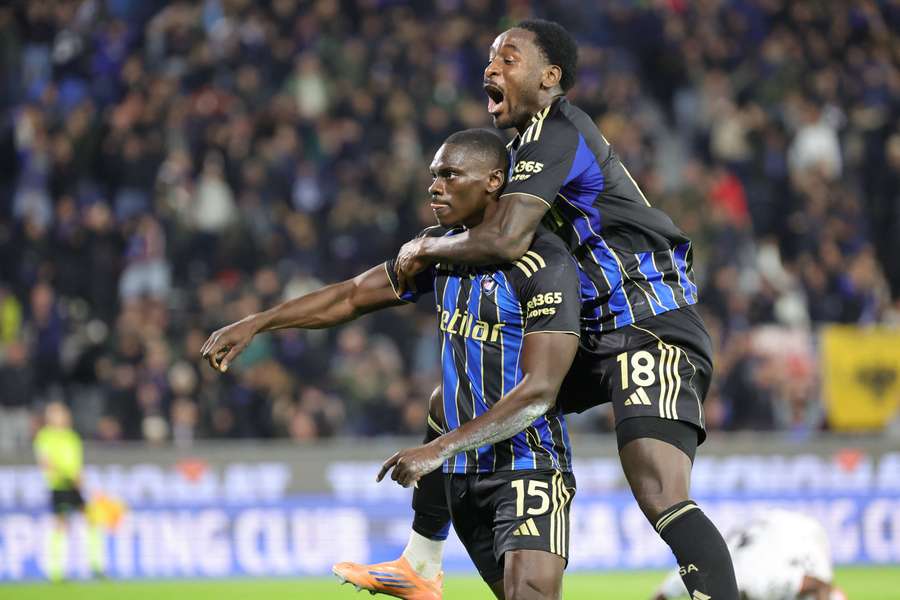 L'esultanza di Touré L'esultanza di Touré