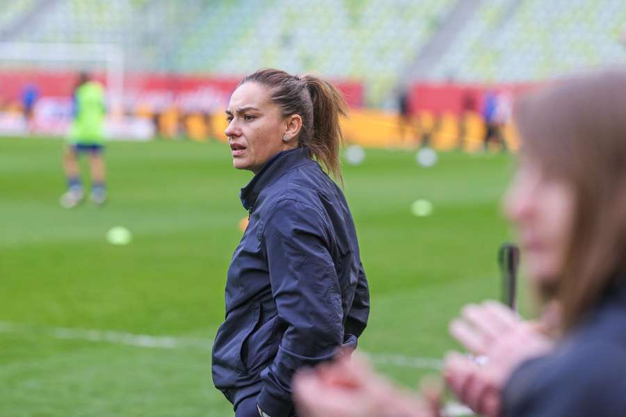 Poland WNT head coach Nina Patalon Poland WNT head coach Nina Patalon