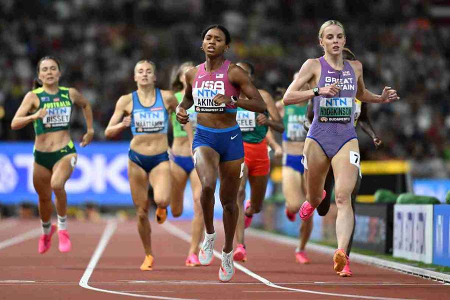 Keely Hodgkinson and Jemma Reekie (not pictured) will hope to add to GB's medal count in the 800m final tonight