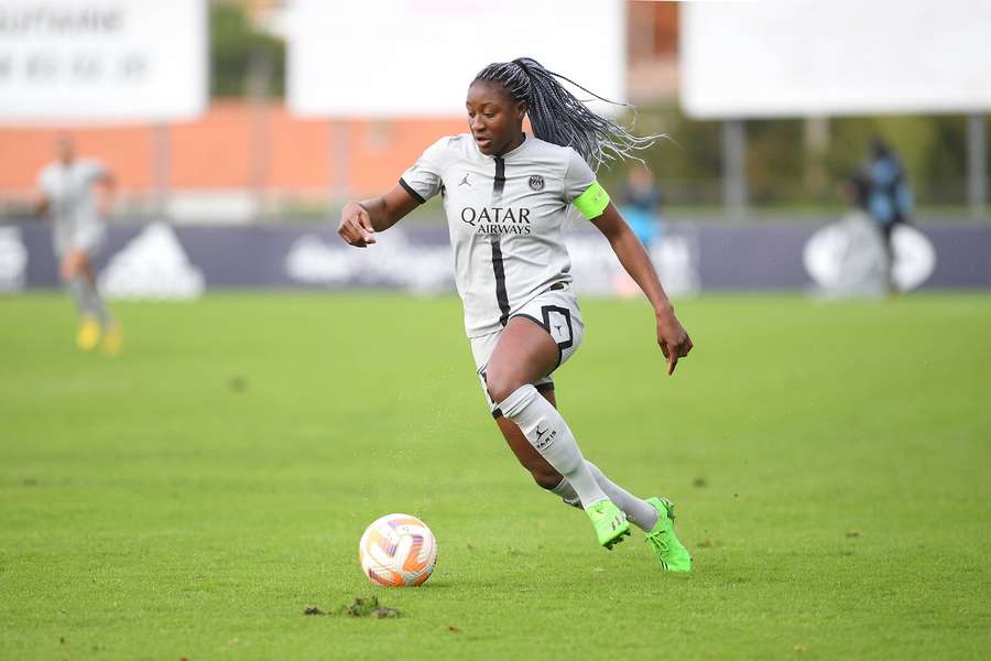 Kadidiatou Diani en réussite ce soir pour le PSG.