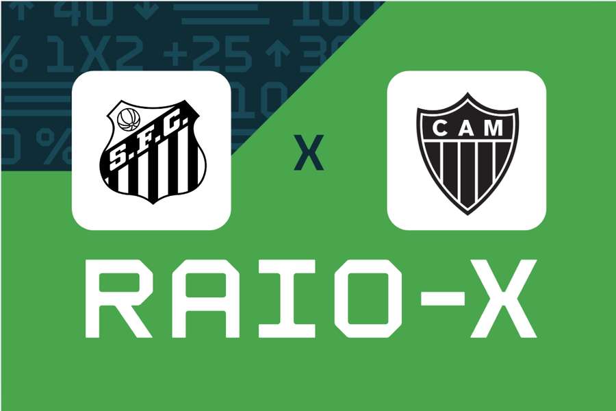 Santos x Atlético-MG - Raio X da partida: dados e estatísticas Santos x Atlético-MG - Raio X da partida: dados e estatísticas
