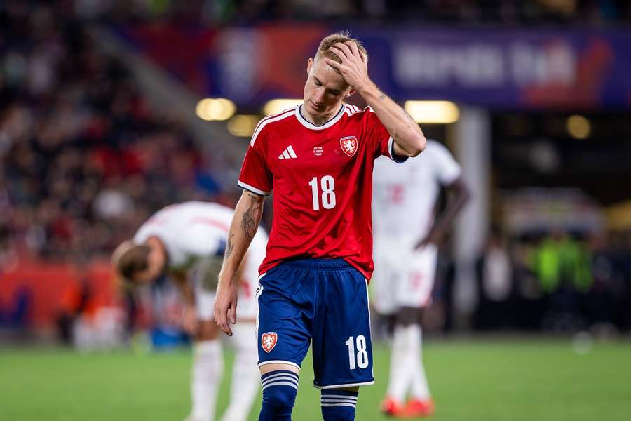 Matěj Radosta si proti Anglii odbyl debut v základní sestavě.